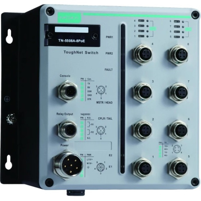 Коммутатор MOXA TN-5508A-8PoE-WV-CT-T 6103269